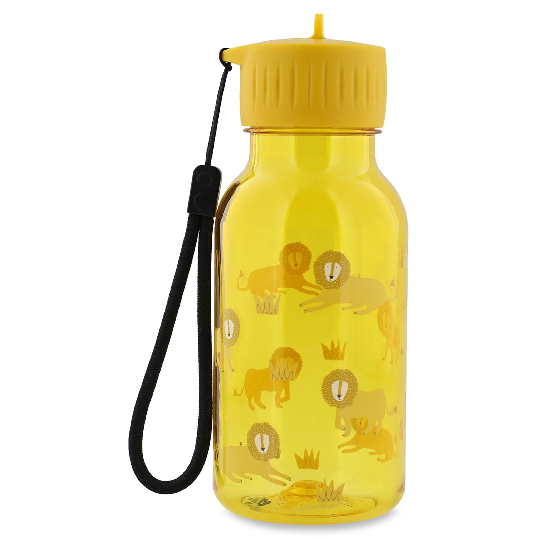 Trixie drinkfles 350 ml met leeuwprint en draaglus