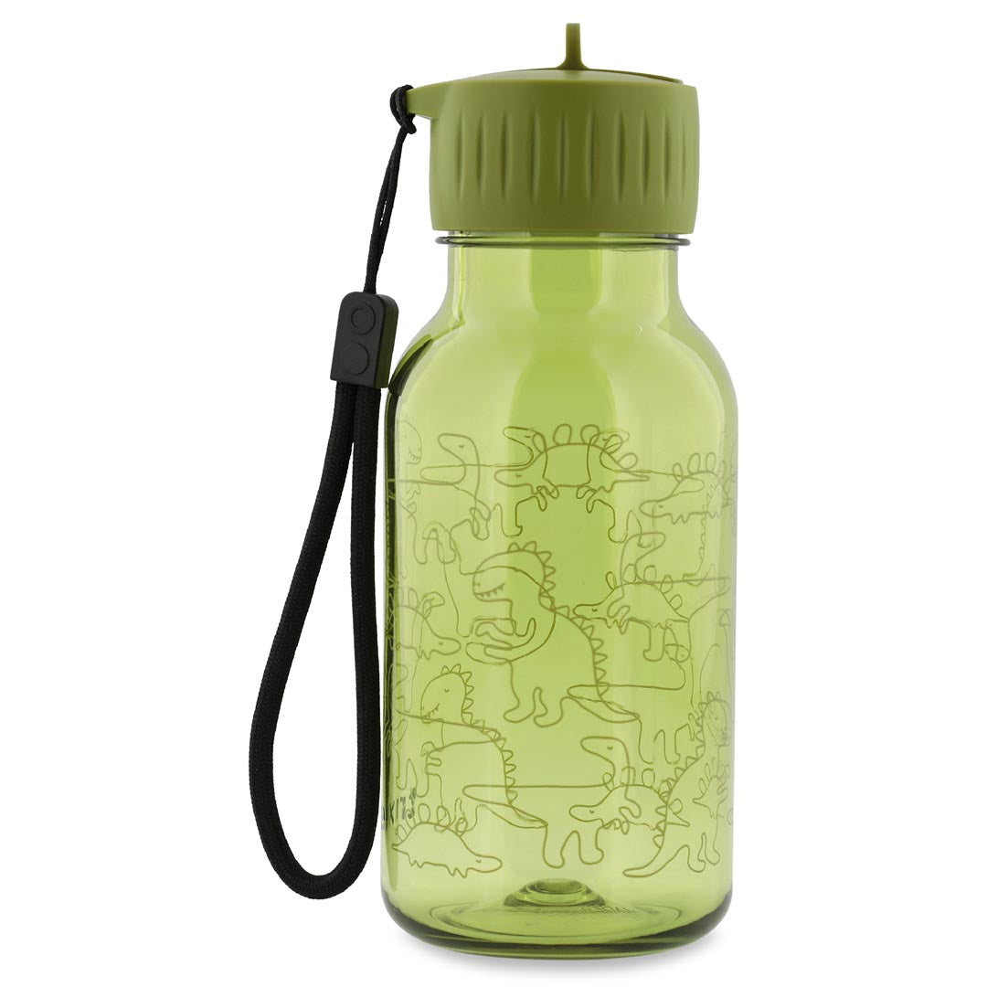 Trixie drinkfles 350 ml met dinoprint en draaglus