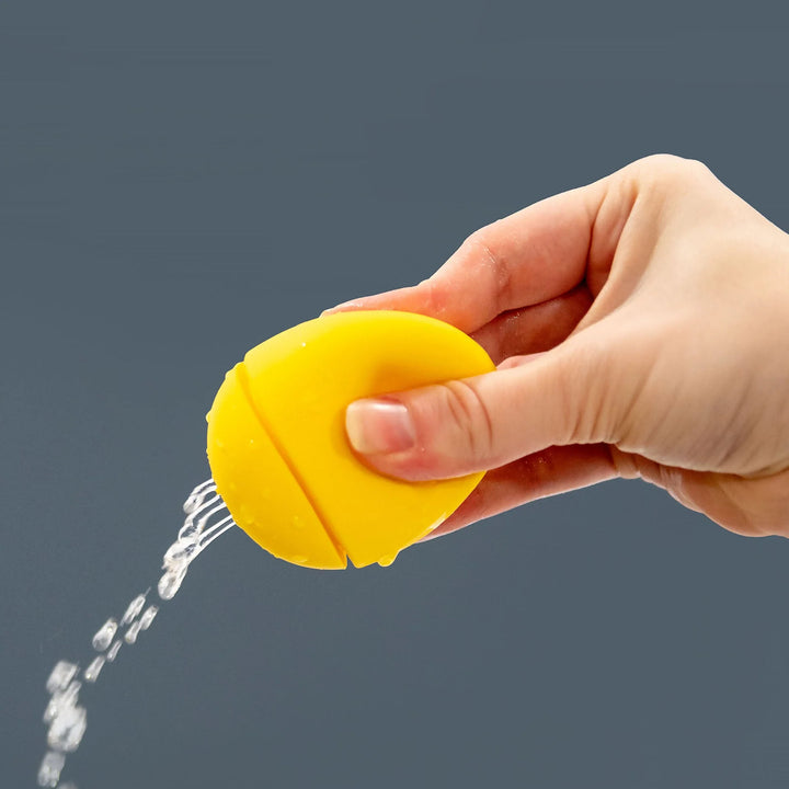 Regenboogkleurige silicone sensorische eieren met eierdoos van Tickit