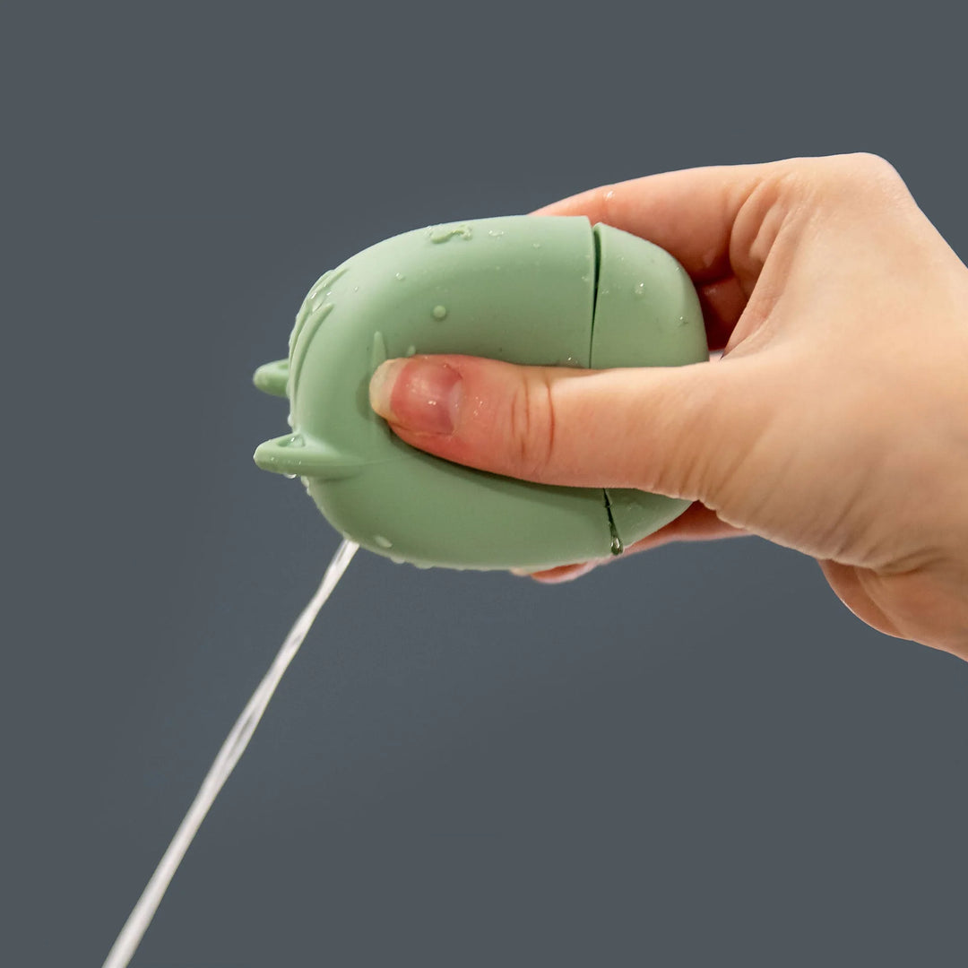 Set van 4 Tickit Silisoft waterspuiters in dierenvorm en neutrale tinten