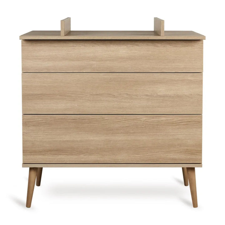 Extensie voor Quax Flow Commode in Honey Ash, 50x70 cm, maakt van commode een comfortabele luiertafel, voldoet aan veiligheidsnormen, FSC-gecertificeerd hout