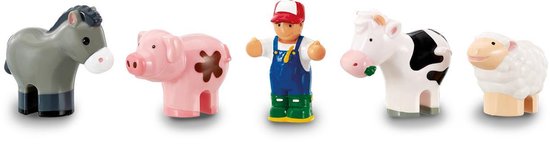 WOW Toys - Speelgoedauto Freddie Farm Truck | Boerderijtruck voor Peuters