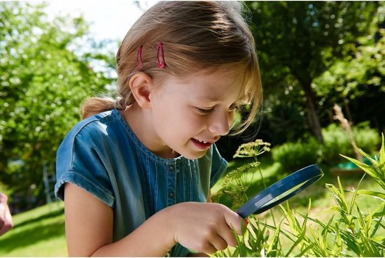 Terra Kids kinderloep met ergonomische handgreep en drievoudige vergroting