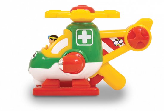WOW Toys - Speelgoedhelikopter Harry Copter Animal Rescue | Dierenredding Speelset