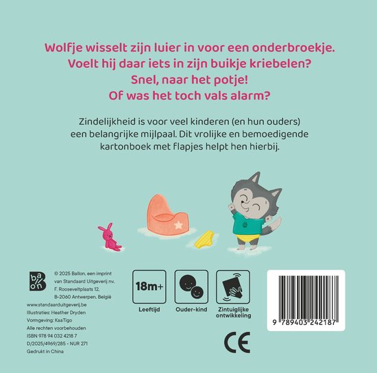 Flapjesboek Ik Groei Op Het Potje over zindelijkheid met peuter Sophia