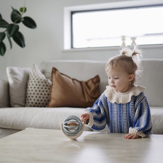 Mushie - Activiteitenspeeltje Spinner Ball | Met Zuignap