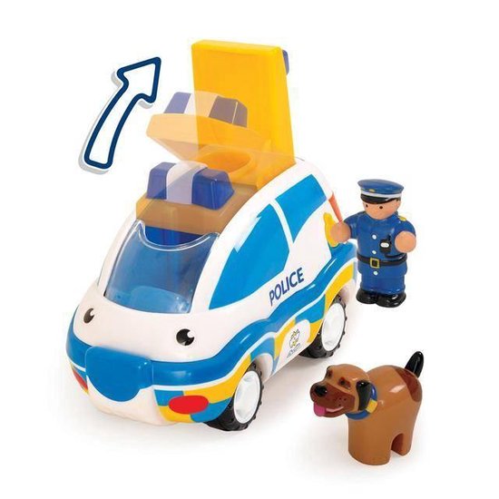 WOW Toys - Speelgoedauto Charlie Police Chase | Politieachtervolging Speelset