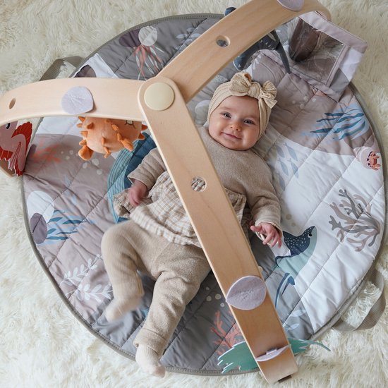 Sassy - Speeltapijt Met Houten Boog Ocean Bliss | Vanaf de Geboorte