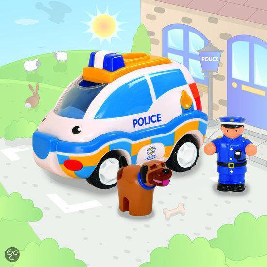 WOW Toys - Speelgoedauto Charlie Police Chase | Politieachtervolging Speelset
