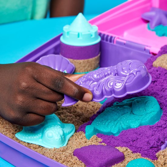 Kinetic Sand zeemeerminset met glinsterend zand en fantasiefiguren