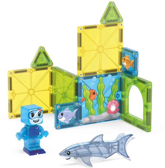 Magna-Tiles - Shark Dive (13 stuks)