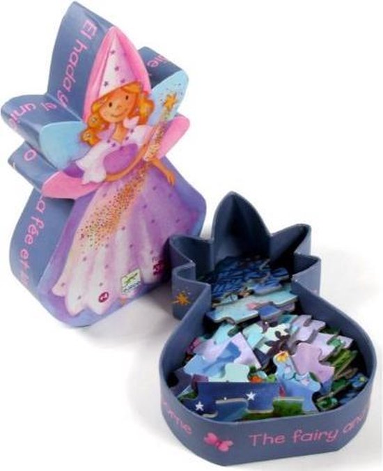 Djeco - Puzzel De Fee En De Eenhoorn (36 stuks) | Magische Puzzel voor Kinderen