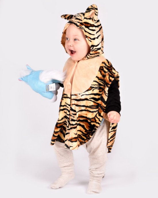 Den Goda Fen - Verkleedcape Mini Tiger | Leeuwenpakje