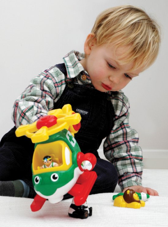 WOW Toys - Speelgoedhelikopter Harry Copter Animal Rescue | Dierenredding Speelset