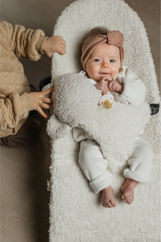 Ukje - Hoes Wipstoeltje Babybjörn Teddy | Lichtbeige