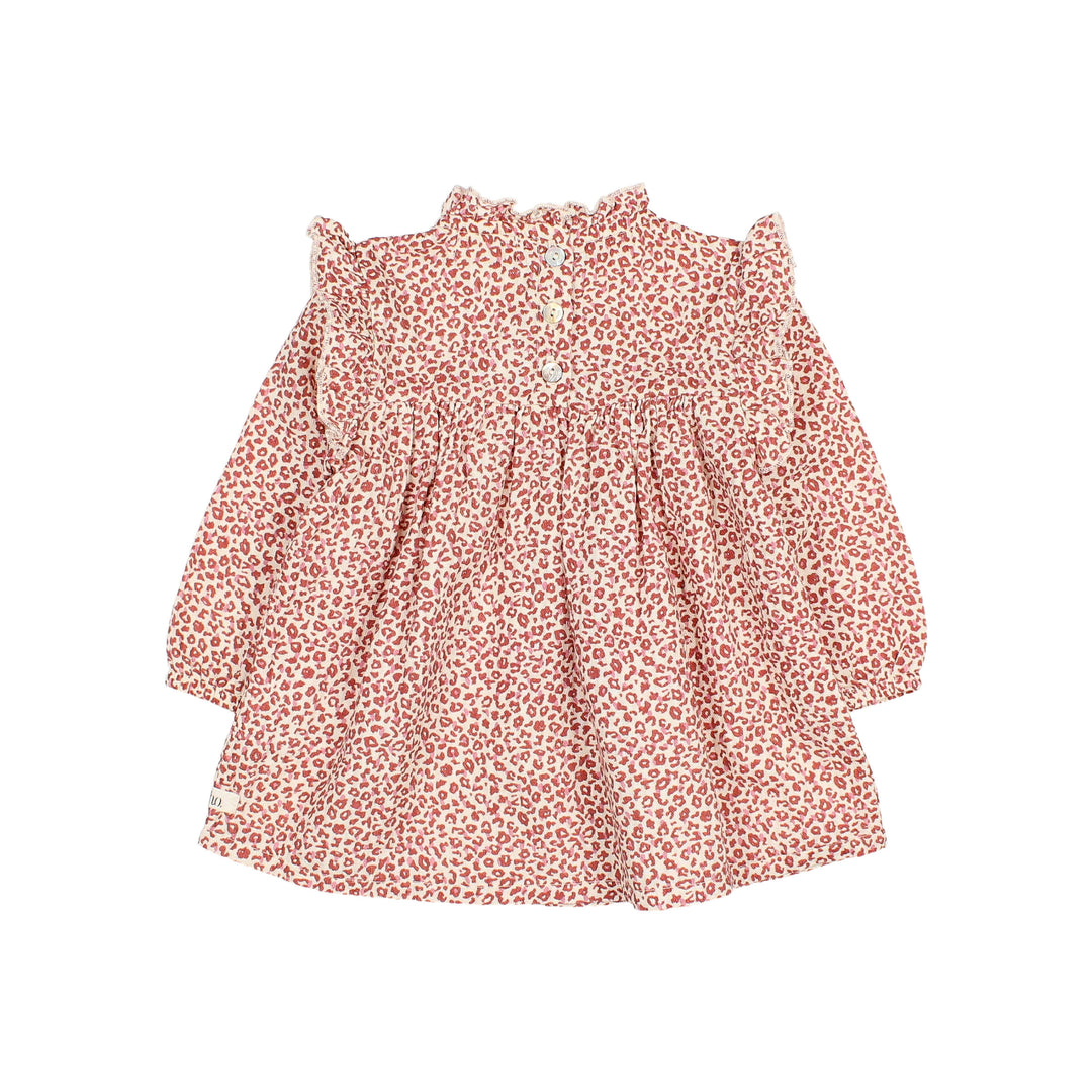 Búho - Jurk Baby Speckle Burgundy