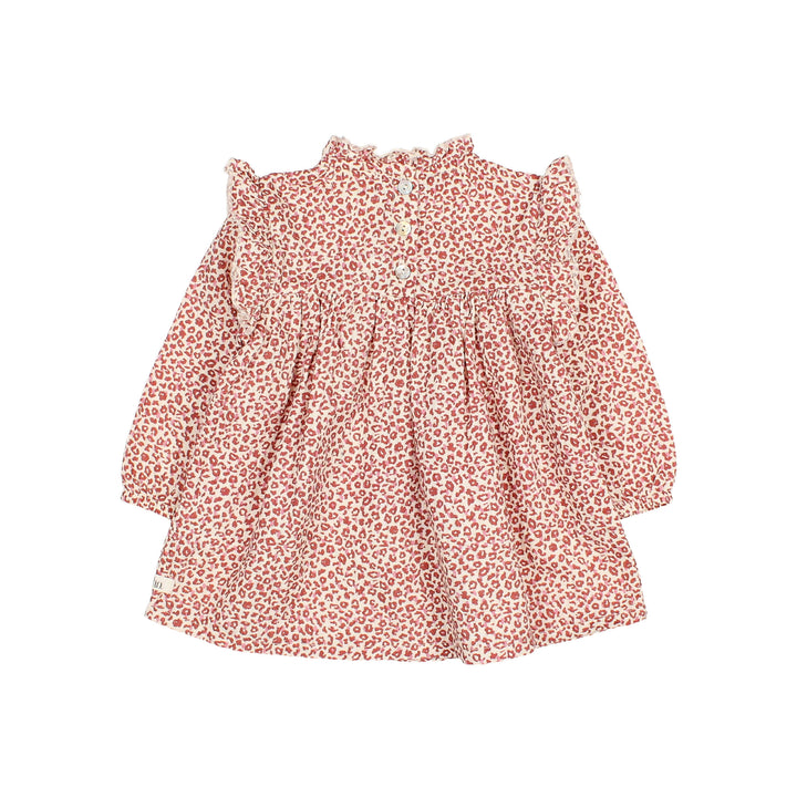 Búho - Jurk Baby Speckle Burgundy