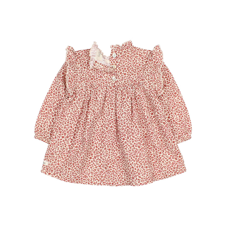 Búho - Jurk Baby Speckle Burgundy