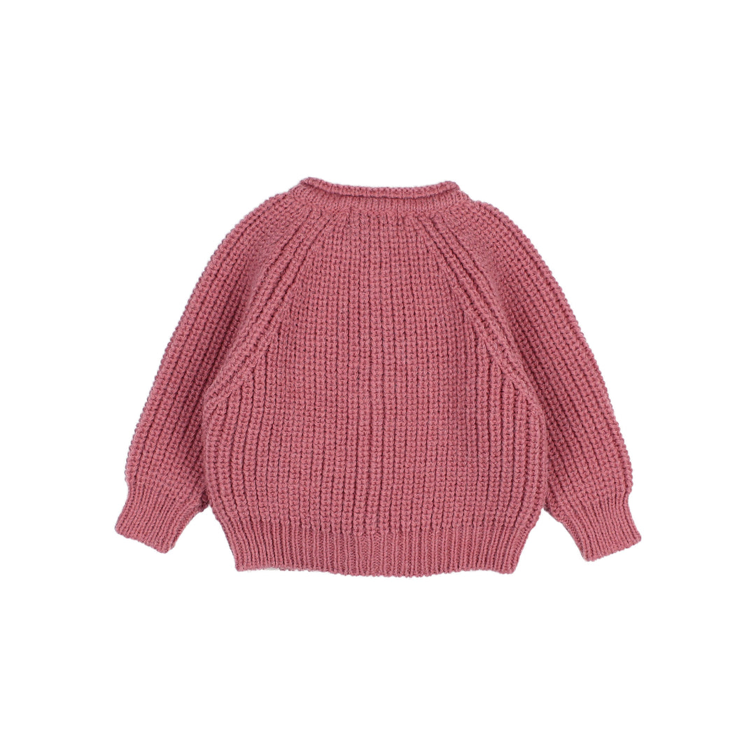 Búho - Cardigan Baby Soft Knit Blush