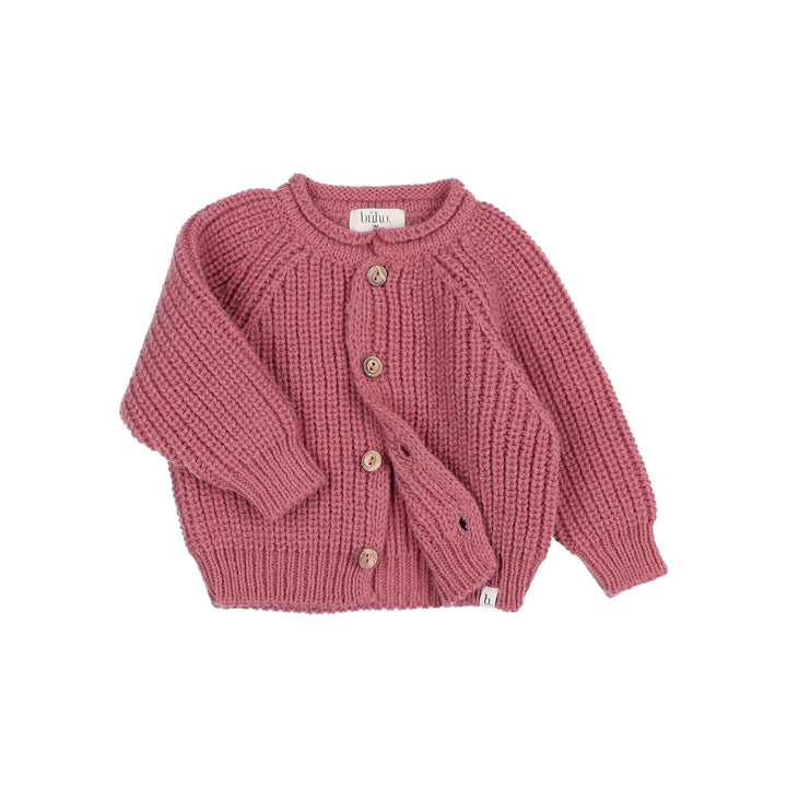 Búho - Cardigan Baby Soft Knit Blush