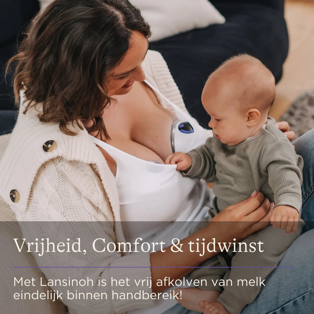 Lansinoh - Borstkolf Draadloos Double | Handsfree & Stil