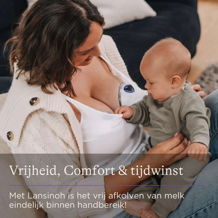 Lansinoh - Borstkolf Draadloos Double | Handsfree & Stil