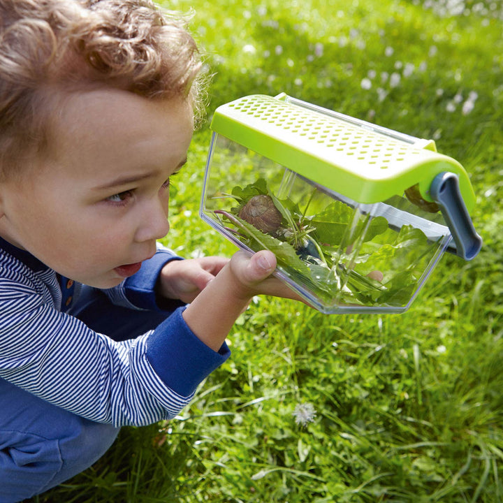 Transparante Terra Kids insectendoos met luchtgaten en draaghengsel