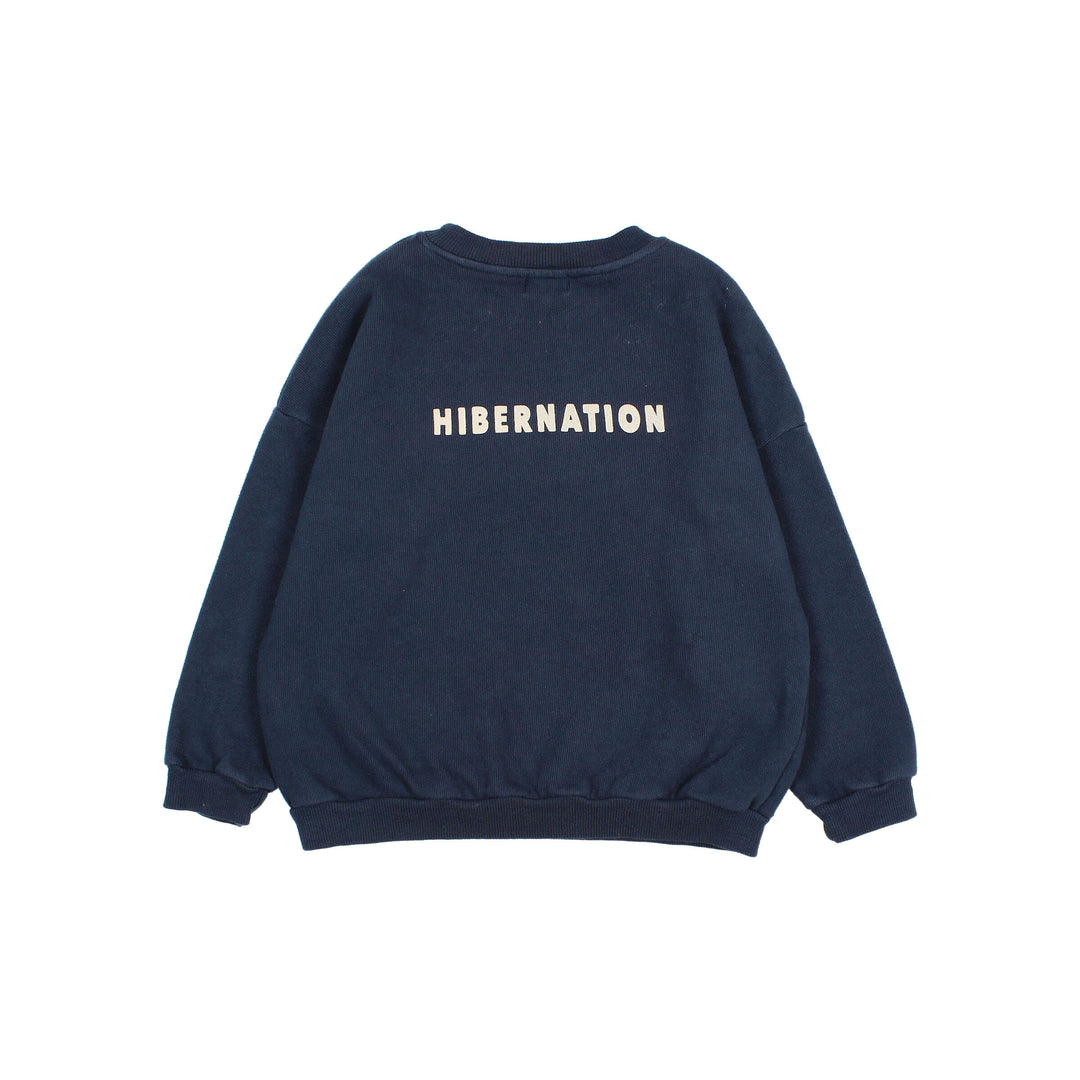 Búho - Sweater Hibernation Bear Navy