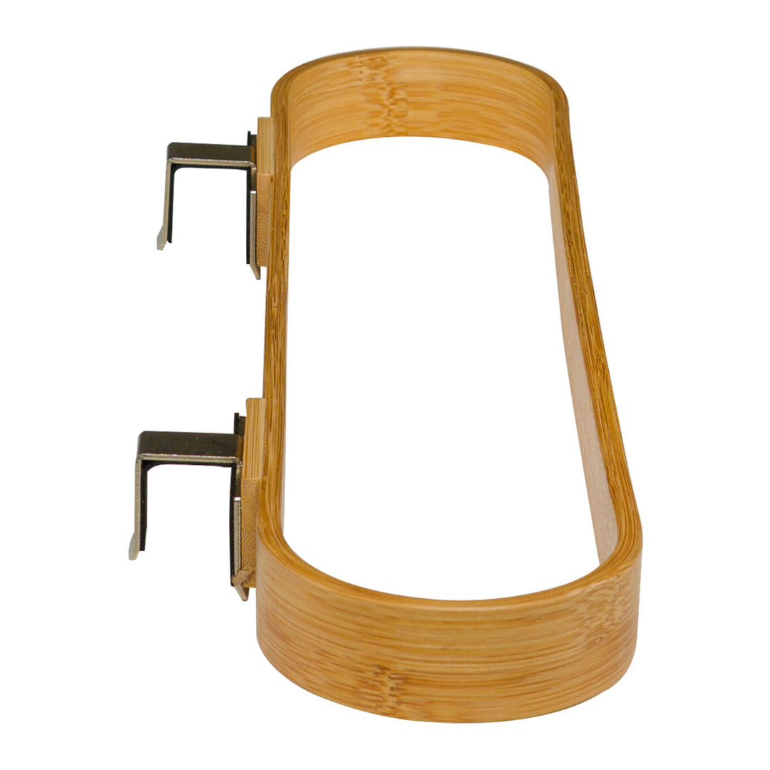 Quax handdoek houder voor luiertafel in bamboe en katoen, compact en stijlvol ontwerp.