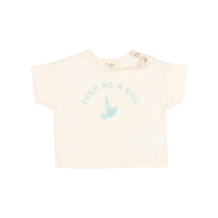 T-shirt Baby Free As A Bird Talc