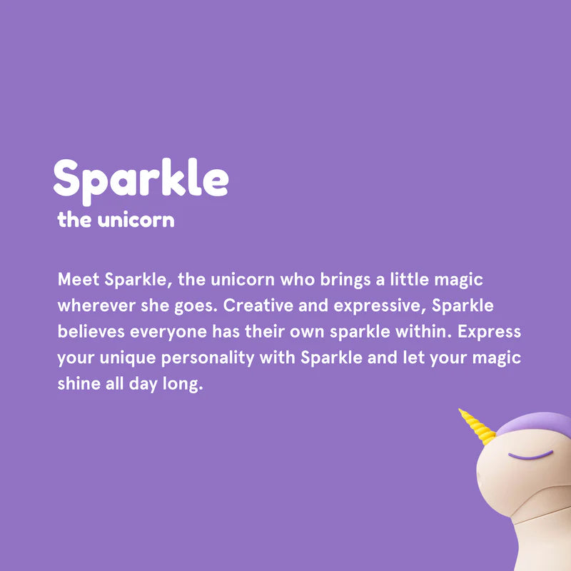 Asobu – Drinkfles Bestie Animal Unicorn Sparkle | 475ml