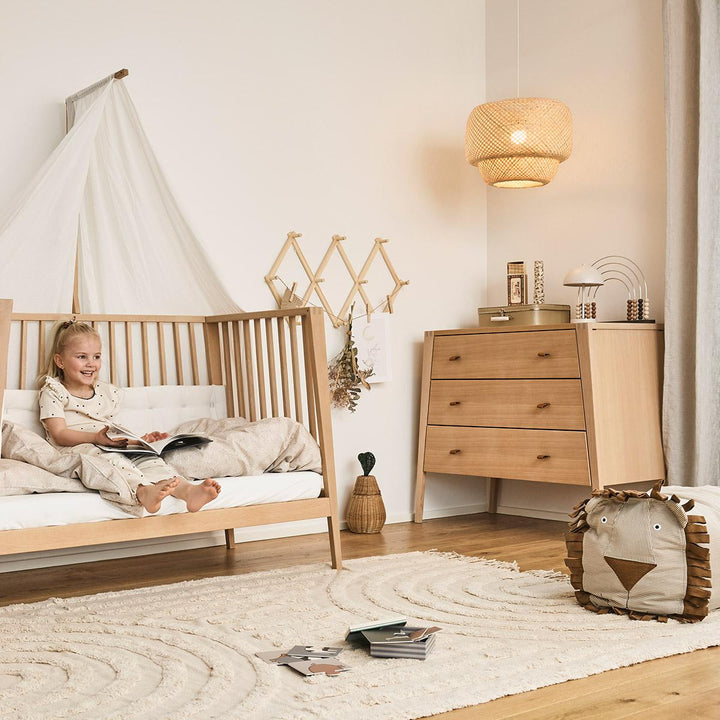 Leander - Commode Linea met 3 laden | Eik