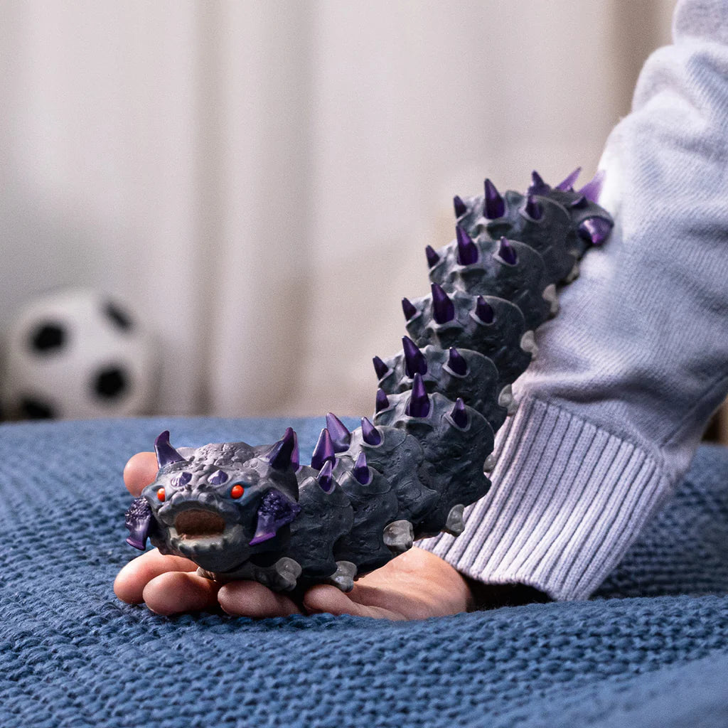 Schleich speelfiguur Schaduwworm, geschubd schild met stekelige kristallen
