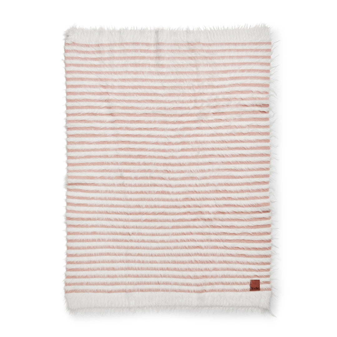 Elodie Details - Furry Knit Deken | Faded Rose