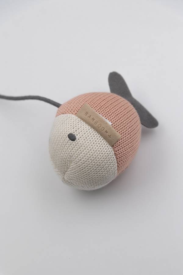 Bamboom - Muziek Speeltjes voor Muziekmobiel Vis (4pack) | Roze