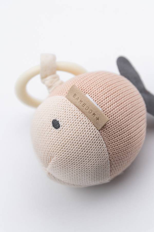 Bamboom - Gehaakte Muziektrekker Vis | Roze