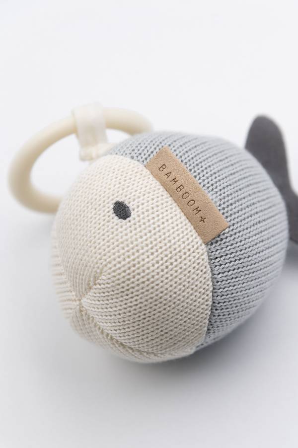 Bamboom - Gehaakte Muziektrekker Vis | Blauw