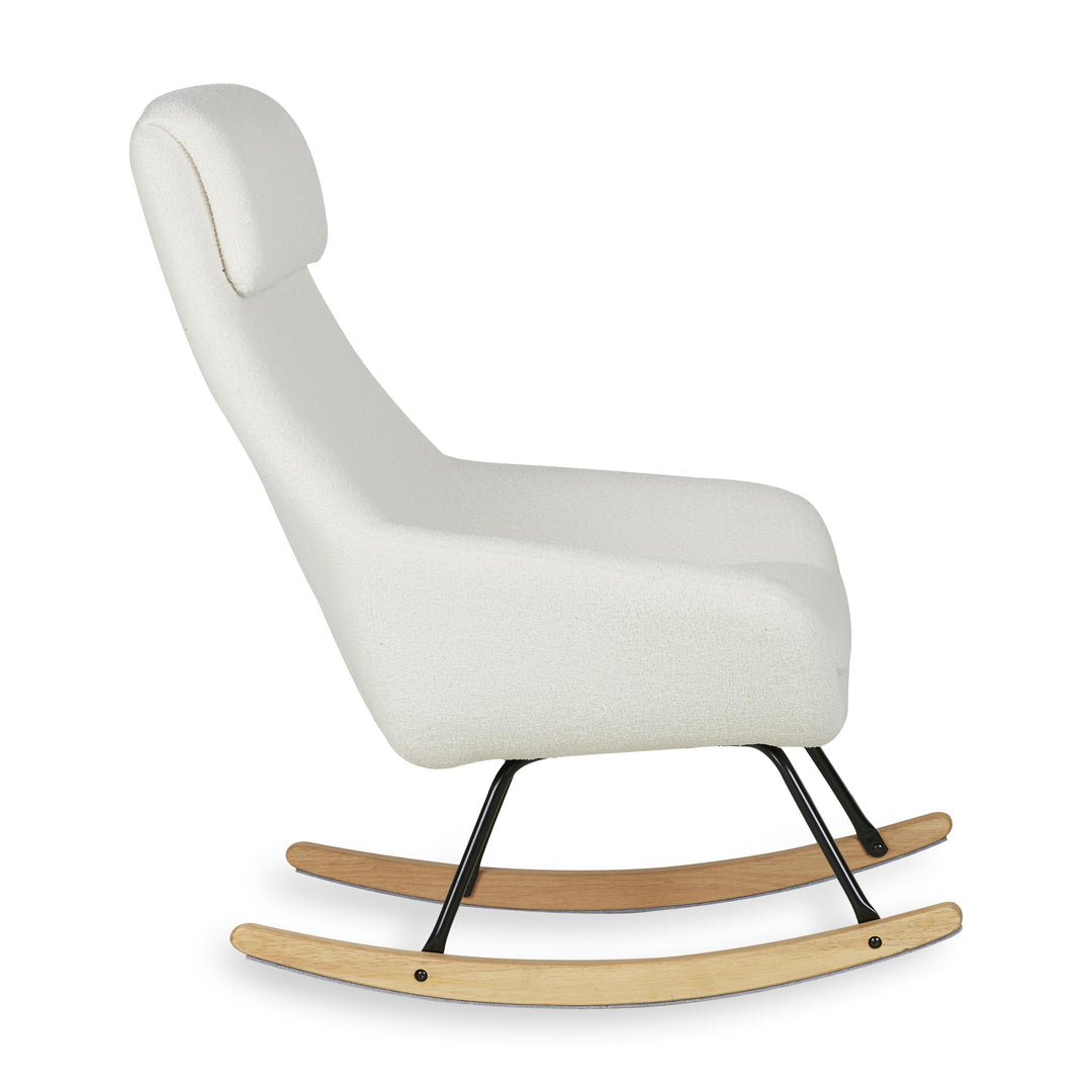 Quax Schommelstoel Rocking Chair Nordic Sheep Cream