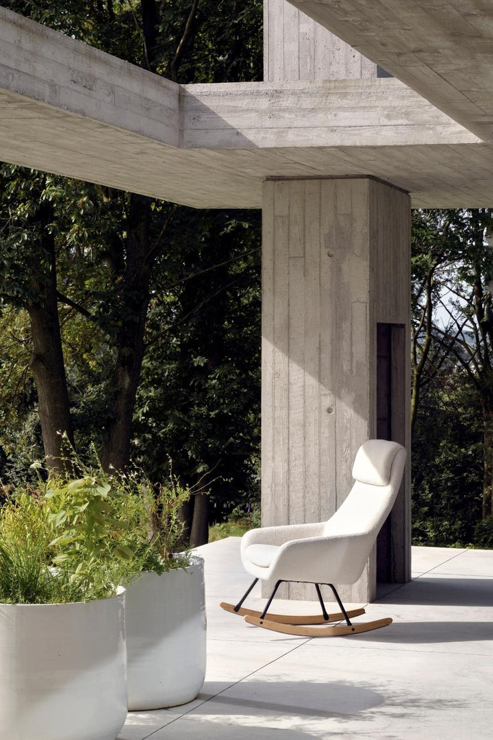 Quax Schommelstoel Rocking Chair Nordic Sheep Cream