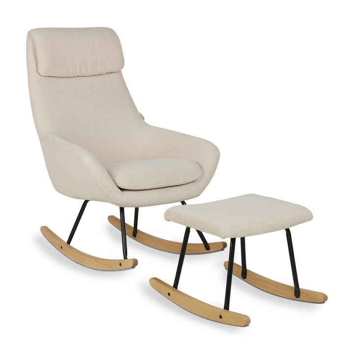Quax Schommelstoel Rocking Chair Nordic Sheep Beige