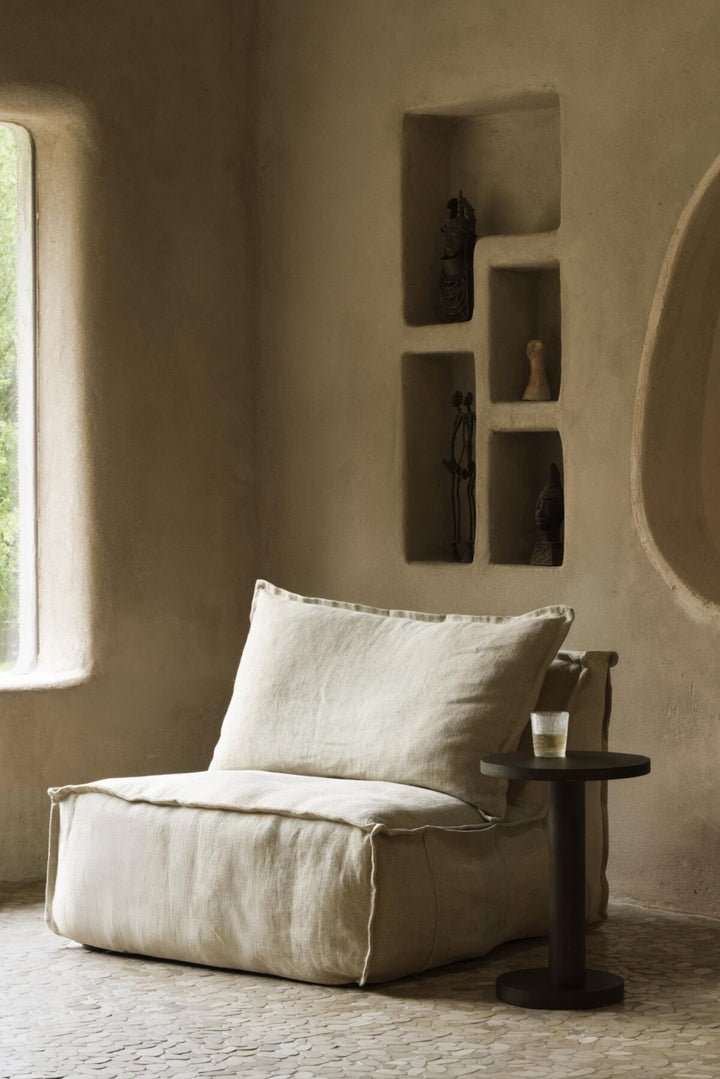 Quax - Lounge Zetel Linen Lounger | Beige