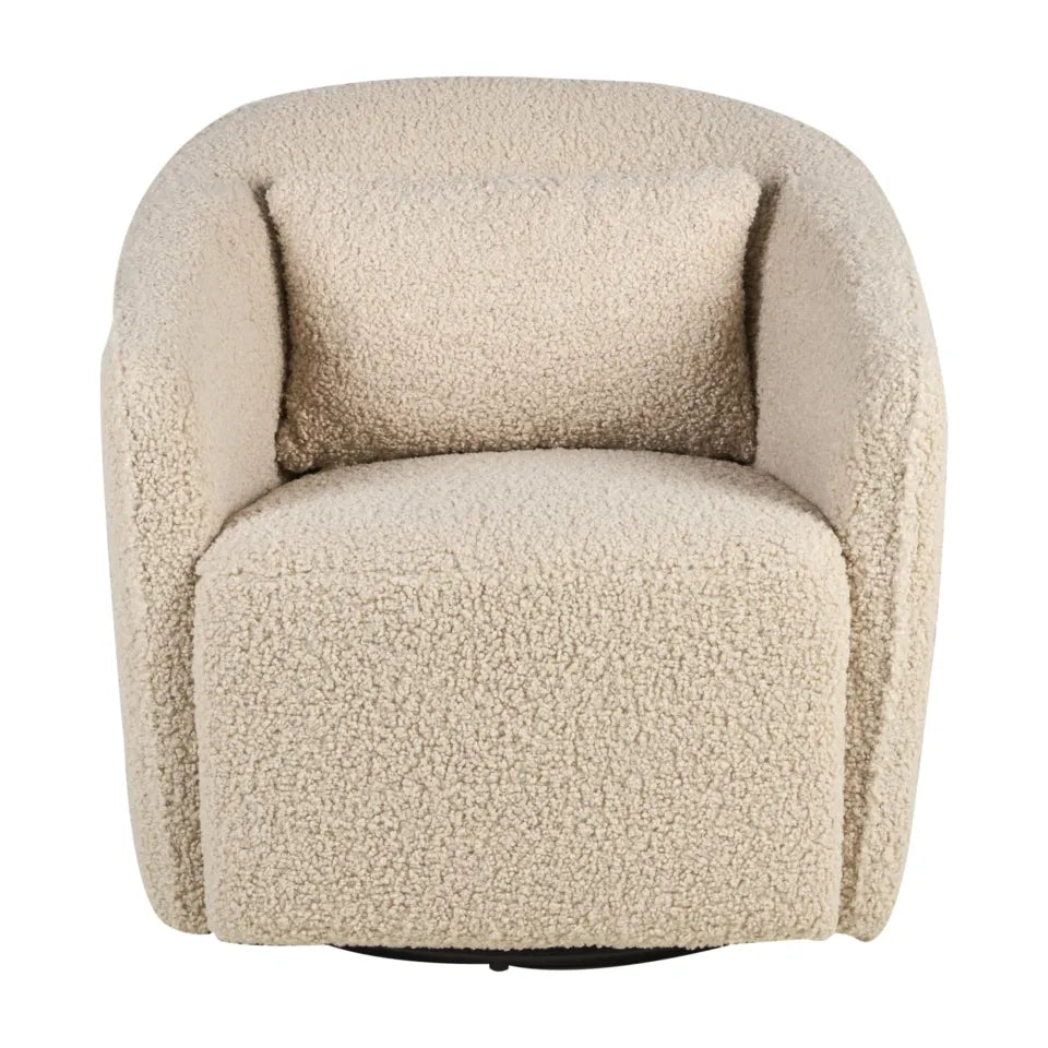 Quax Stoel Swivel Gliding Gomi Sheep, draai- en glijdende nursing chair met zacht kussen.