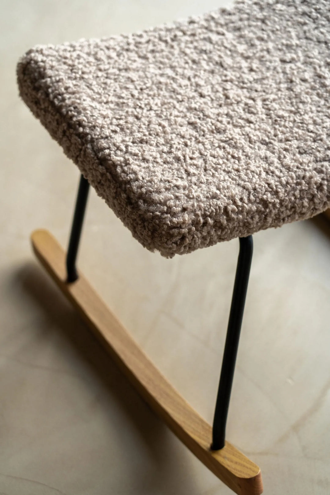 Quax Hocker De Luxe Teddy Set in Stone | Compleet Comfort