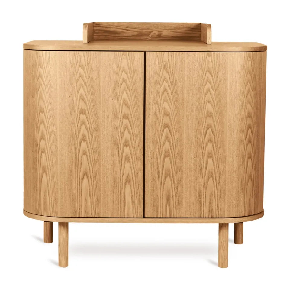 "Quax Yume Commode Extensie in Natural Ash, transformeert commode naar een veilige en stijlvolle luiertafel"