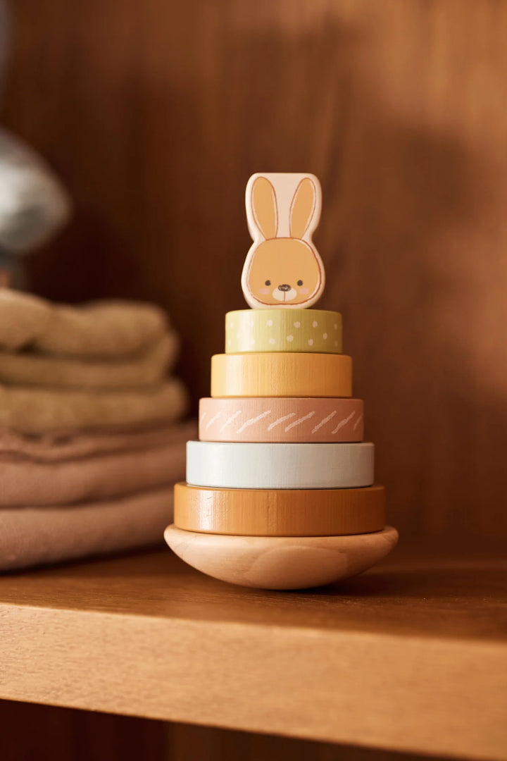 Jollein - Houten Tuimelstapelaar Bunny Luz
