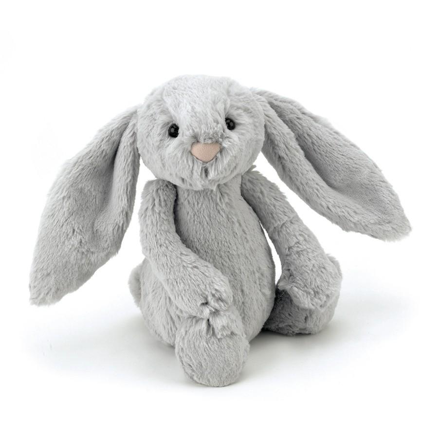 Knuffel Bashful Silver Bunny 18cm