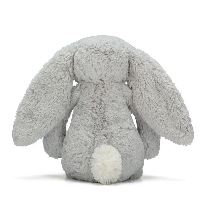 Jellycat Bashful Silver Bunny knuffel, 31 cm, zilvergrijze vacht met lange, zachte flaporen