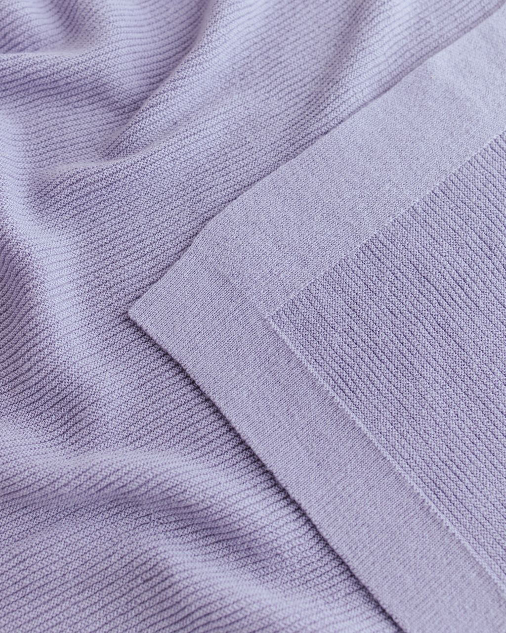 Hvid deken Gust van merinowol in Lilac, 70x95 cm