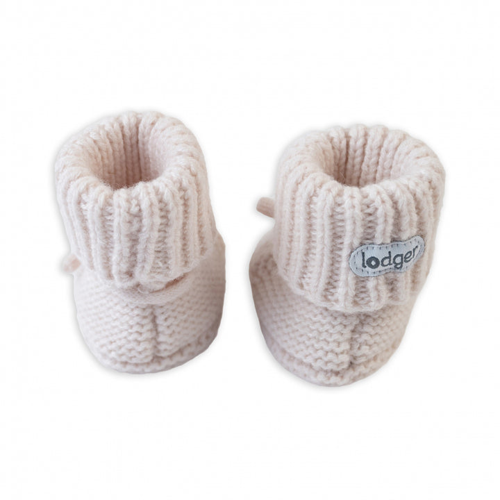 Lodger - Slofjes Baby Merino Wol Slipper | Beige
