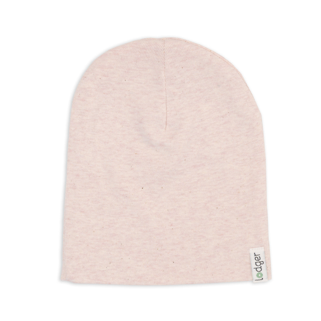 Babymuts Lodger Beanie Melange in Tan – zacht biologisch katoen